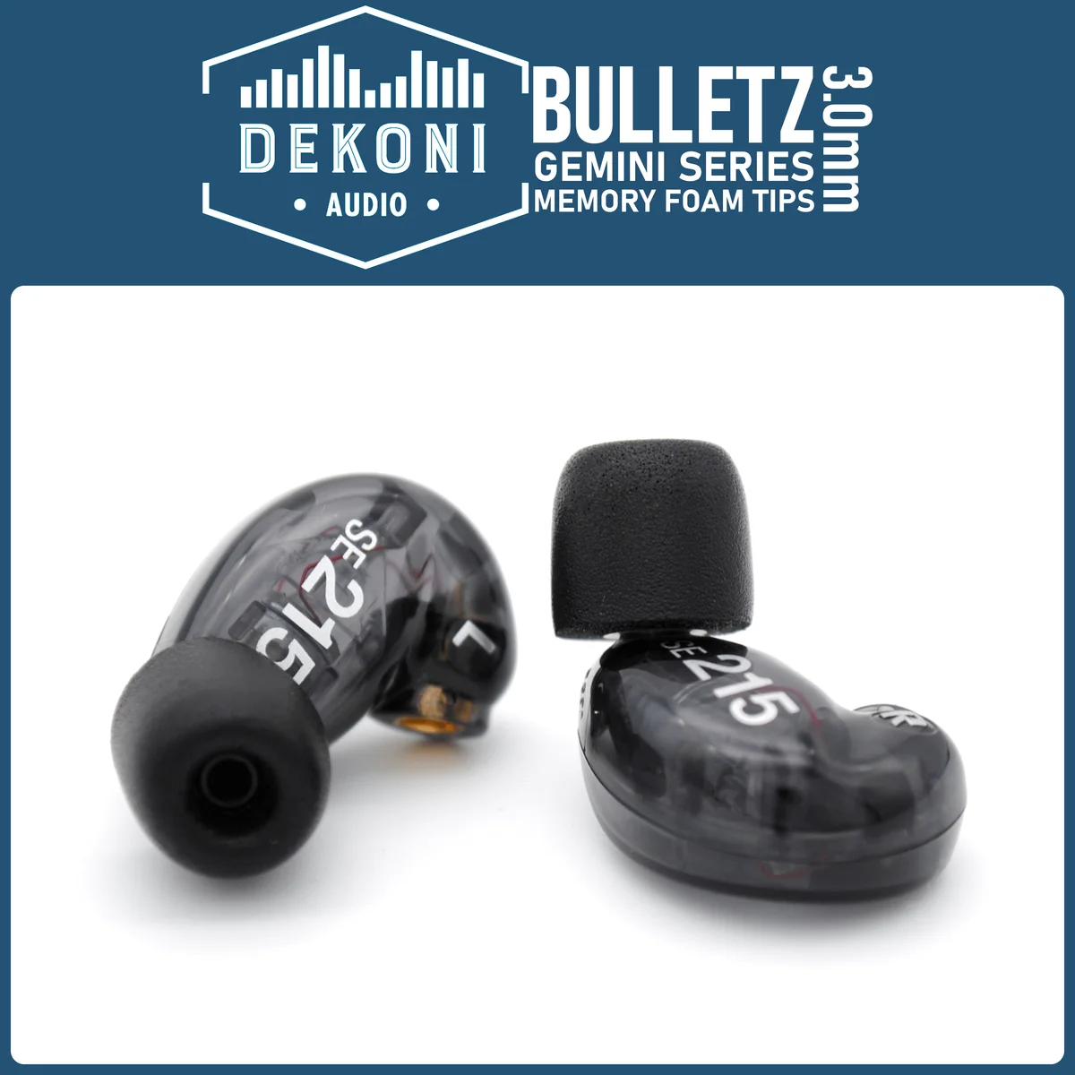 Gemini Memory Foam Isolation Earphone Tips 3mm