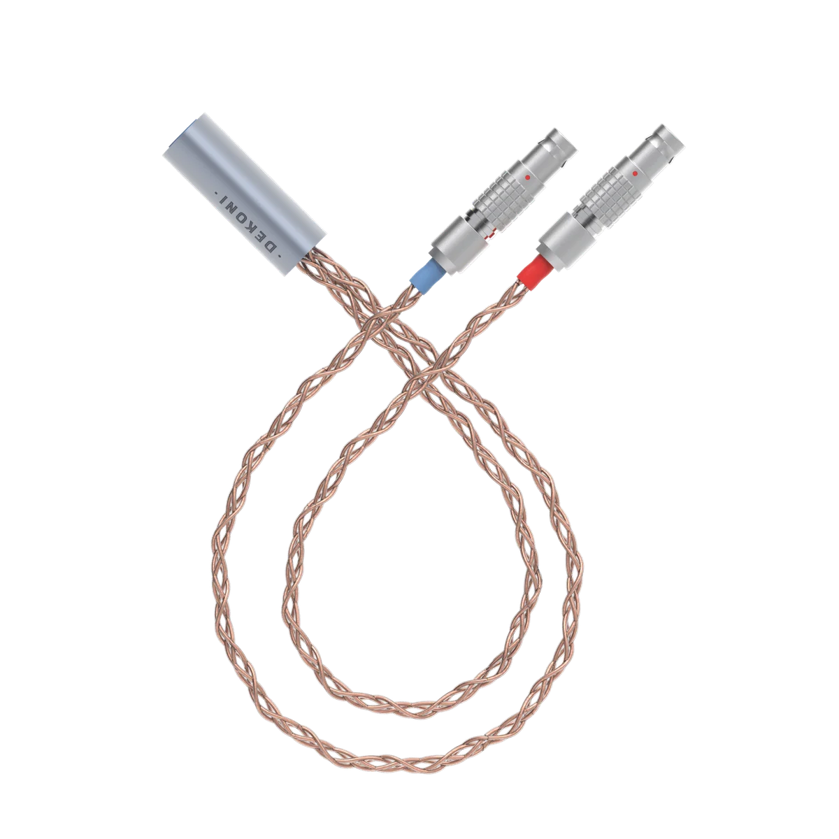 Dekoni Audio Ensemble 1/4" 52" PCUHD Cable with 2 Pin Utopia Lemo Headphone Connectors