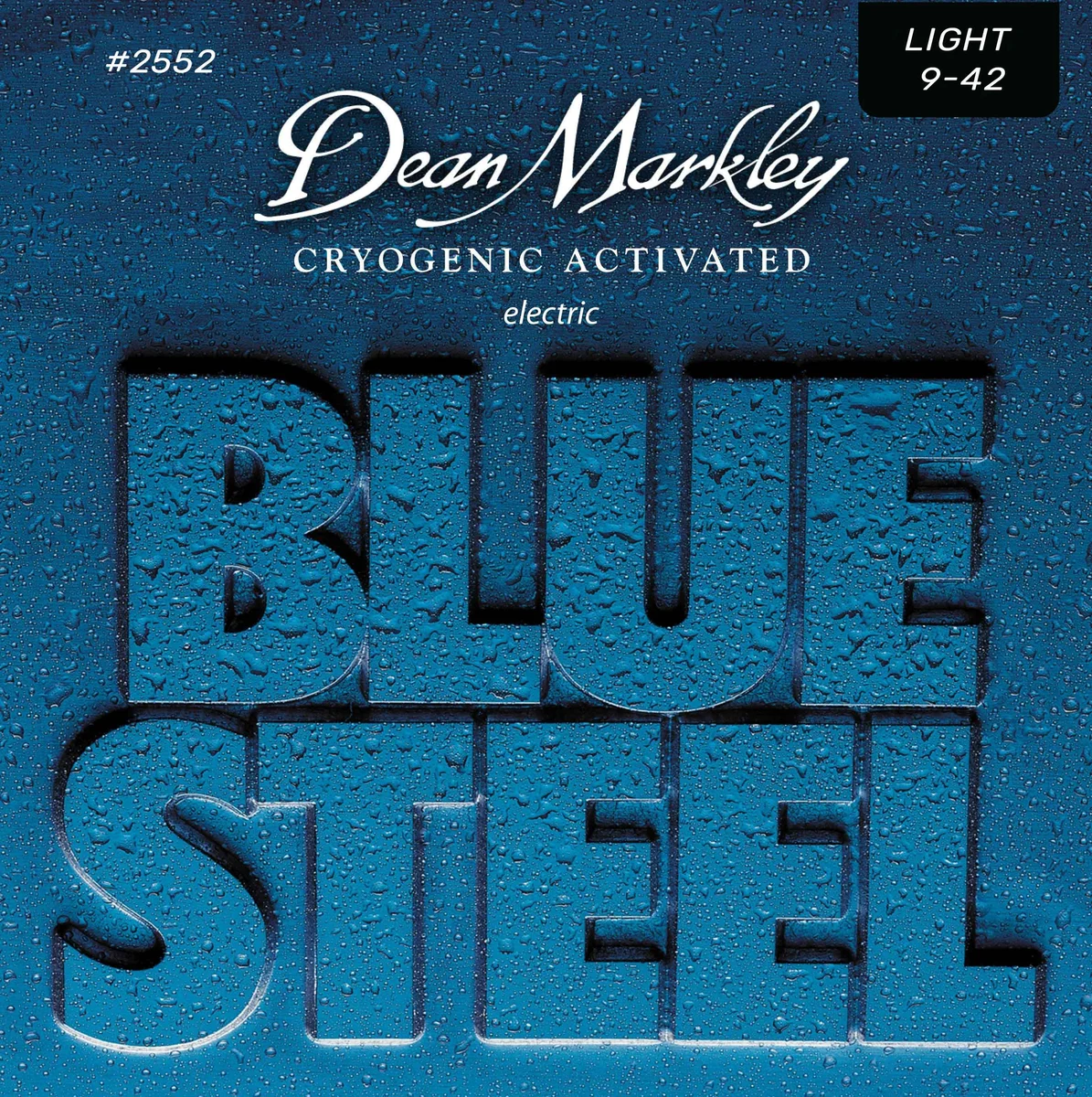 Blue Steel Electric Guitar Strings Light Top Heavy Bottom, 7 String, 10-60