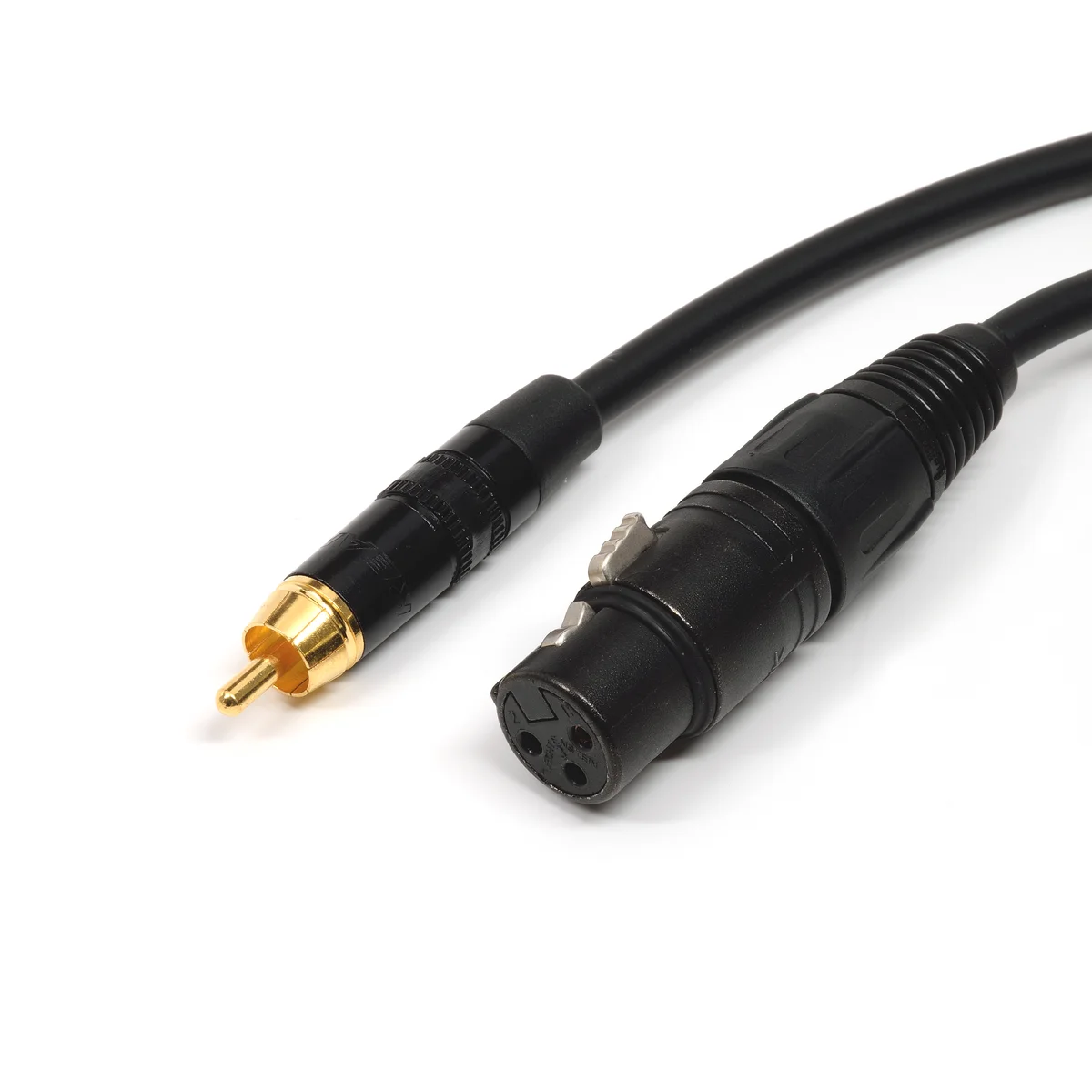 XLR-F to RCA Adapter Cable - Pin 3 Floating