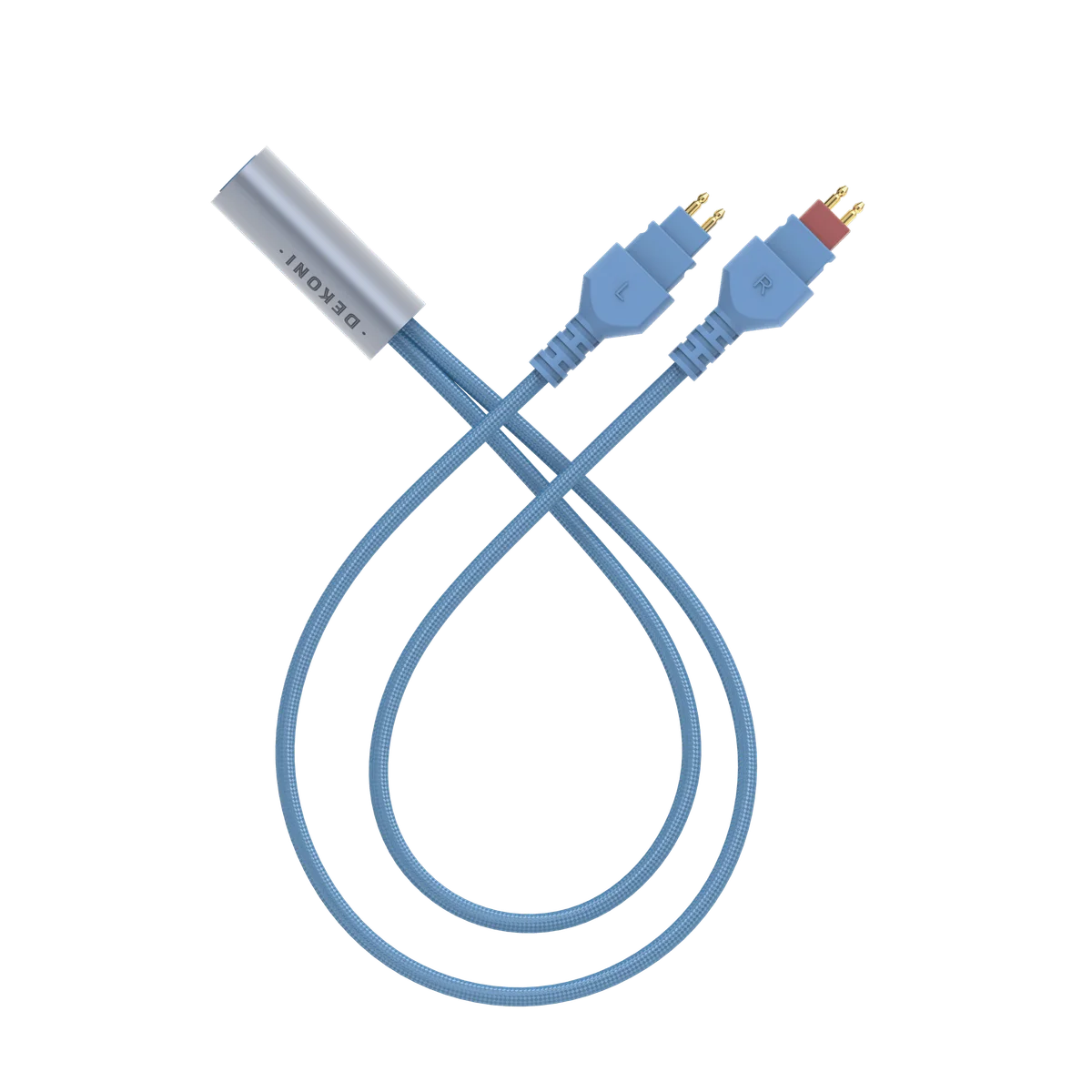 Dekoni Audio Ensemble 1/4" 64" Nylon Wrapped Cable with HD600 Headphone Connectors