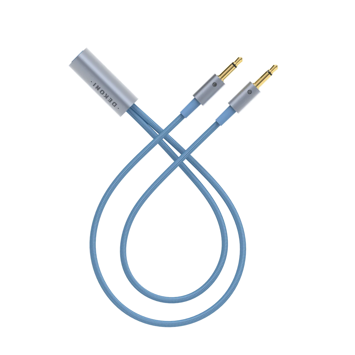 Dekoni Audio Ensemble 1/4" 64" Nylon Wrapped Cable with 3.5mm Headphone Connectors