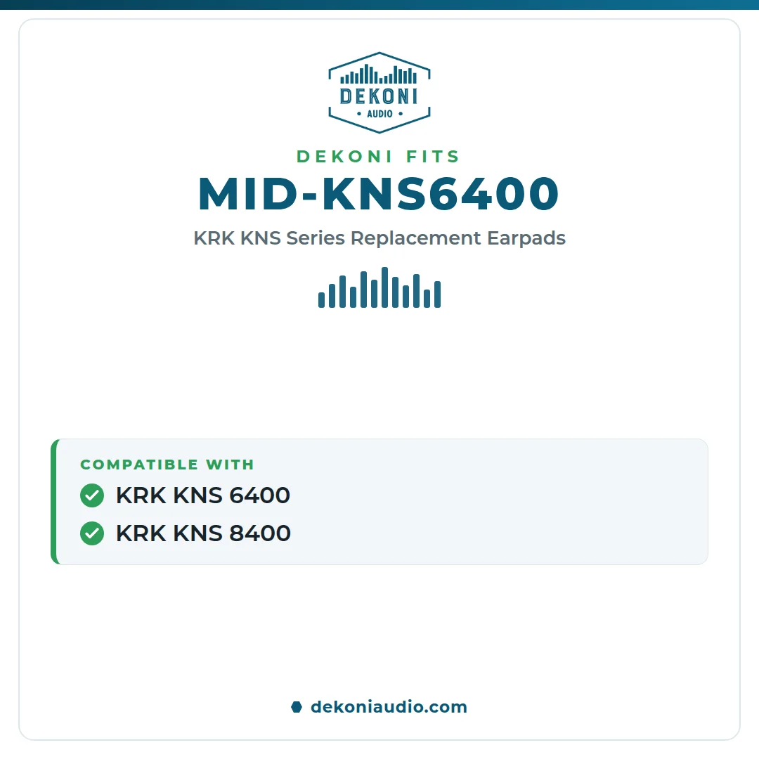 Midnight Series Earpads for KRK KNS Series Headphones