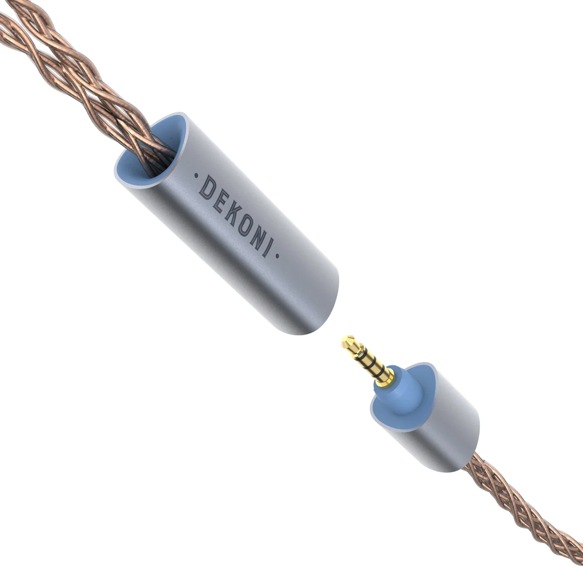 Dekoni Audio Ensemble grell OAE1/2 Plugs Braided PCUHD Y-Split