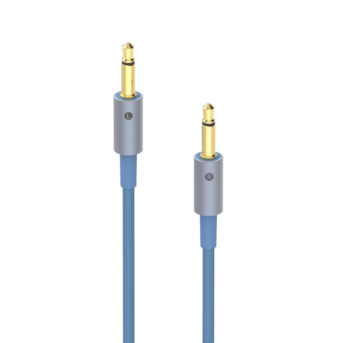 Ensemble 1/4" 52" Nylon Wrapped Cable with 3.5mm Headphone Connectors
