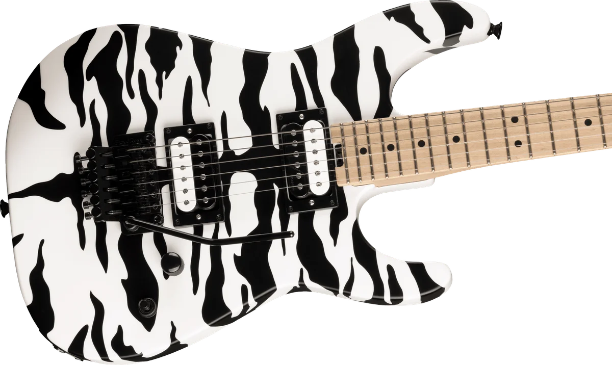 Satchel Signature Pro-Mod DK22 HH FR M, Maple Fingerboard, Satin White Bengal