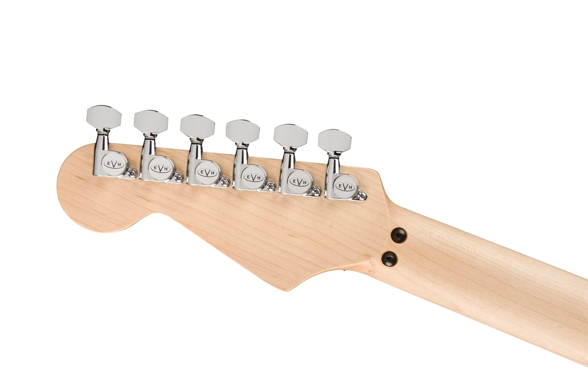 Striped Series Circles, Maple Fingerboard, White and Black