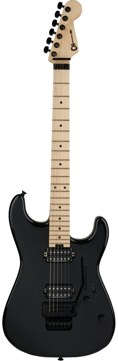 Pro-Mod San Dimas Style 1 HH FR MPL, Maple Fingerboard, Gloss Black