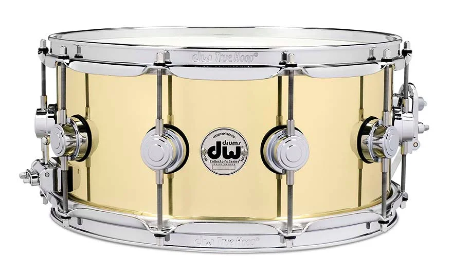 Polished Brass Snare Drum 6.5x14