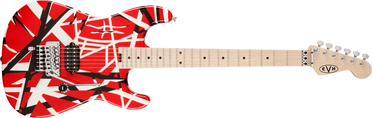 Striped Series, Red with Black Stripes