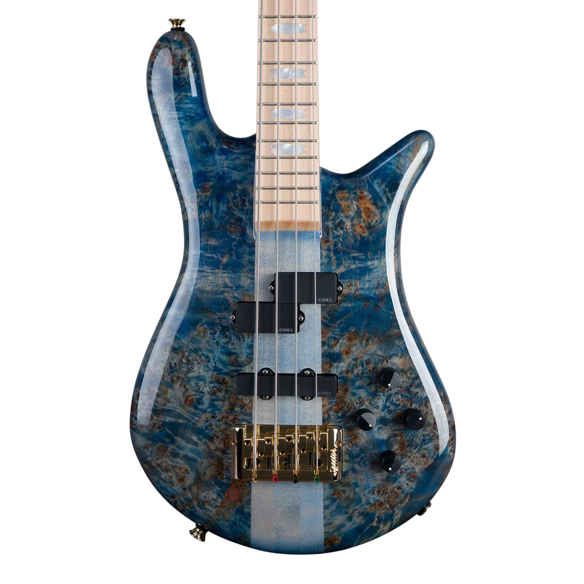 Euro 4 LT Exotic Poplar Burl Blue Fade