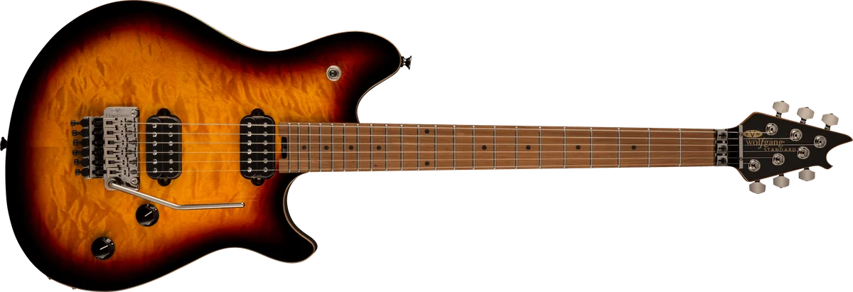 Wolfgang WG Standard QM, Baked Maple Fingerboard, 3-Color Sunburst