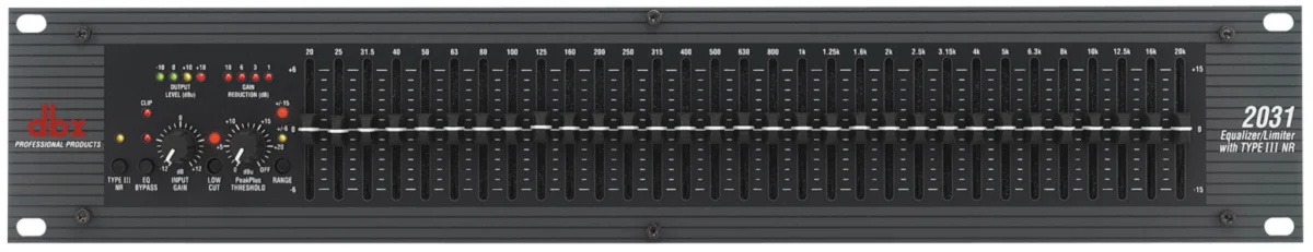 2031 Graphic Equalizer/Limiter with Type III