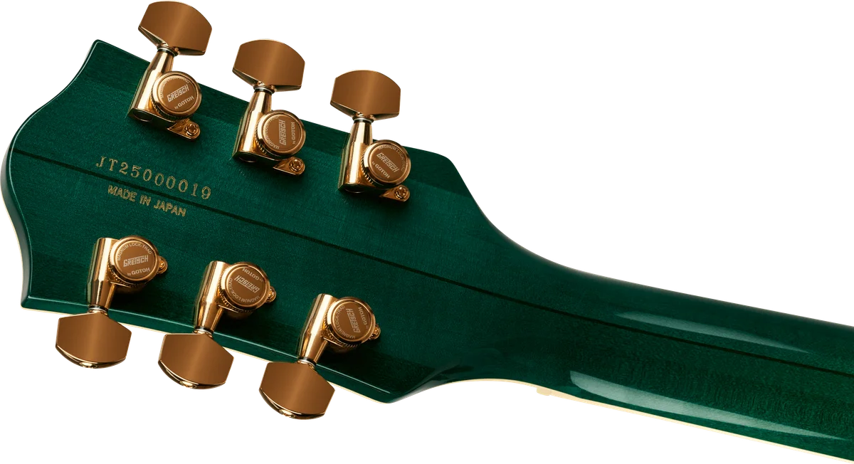 Broadkaster Jr. LX Figured Center Block with String-Thru Bigsby and Gold Hardware
