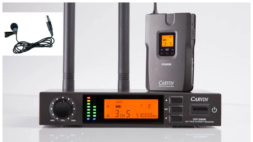 UX1200LP1 Wireless Lapel System