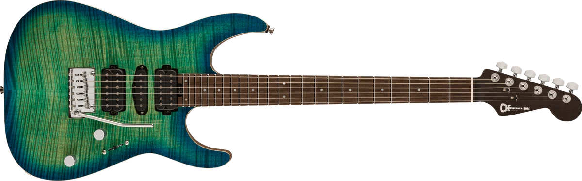 MJ DK24 HSH 2PT W Mahogany with Flame Maple