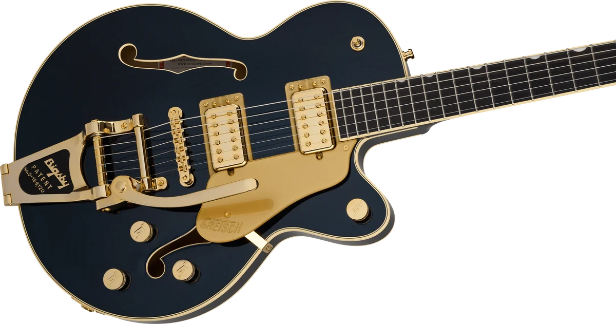 Broadkaster Jr. LX Center Block with String-Thru Bigsby and Gold Hardware