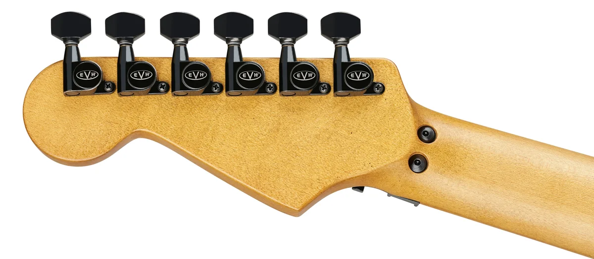 Limited Edition Striped Series Frankenstein Frankie, Maple Fingerboard, Black with Yellow Stripes, Aged