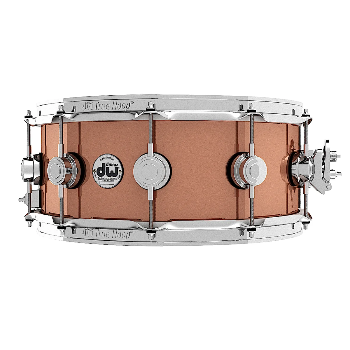 Polished Copper Snare Drum 5.5x14