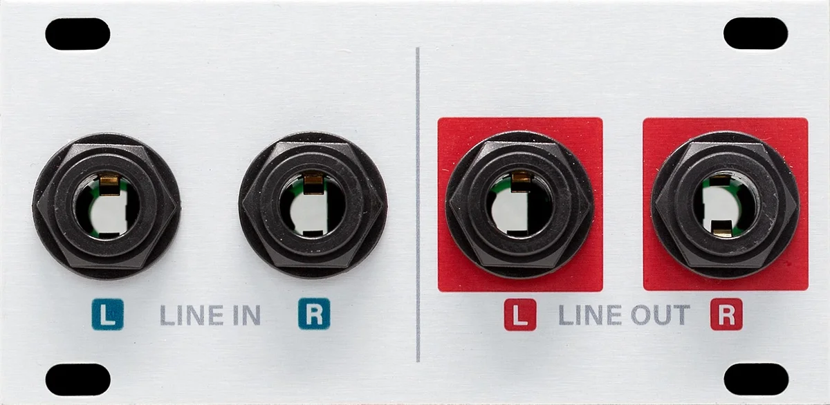 Audio I/O Jacks 1U