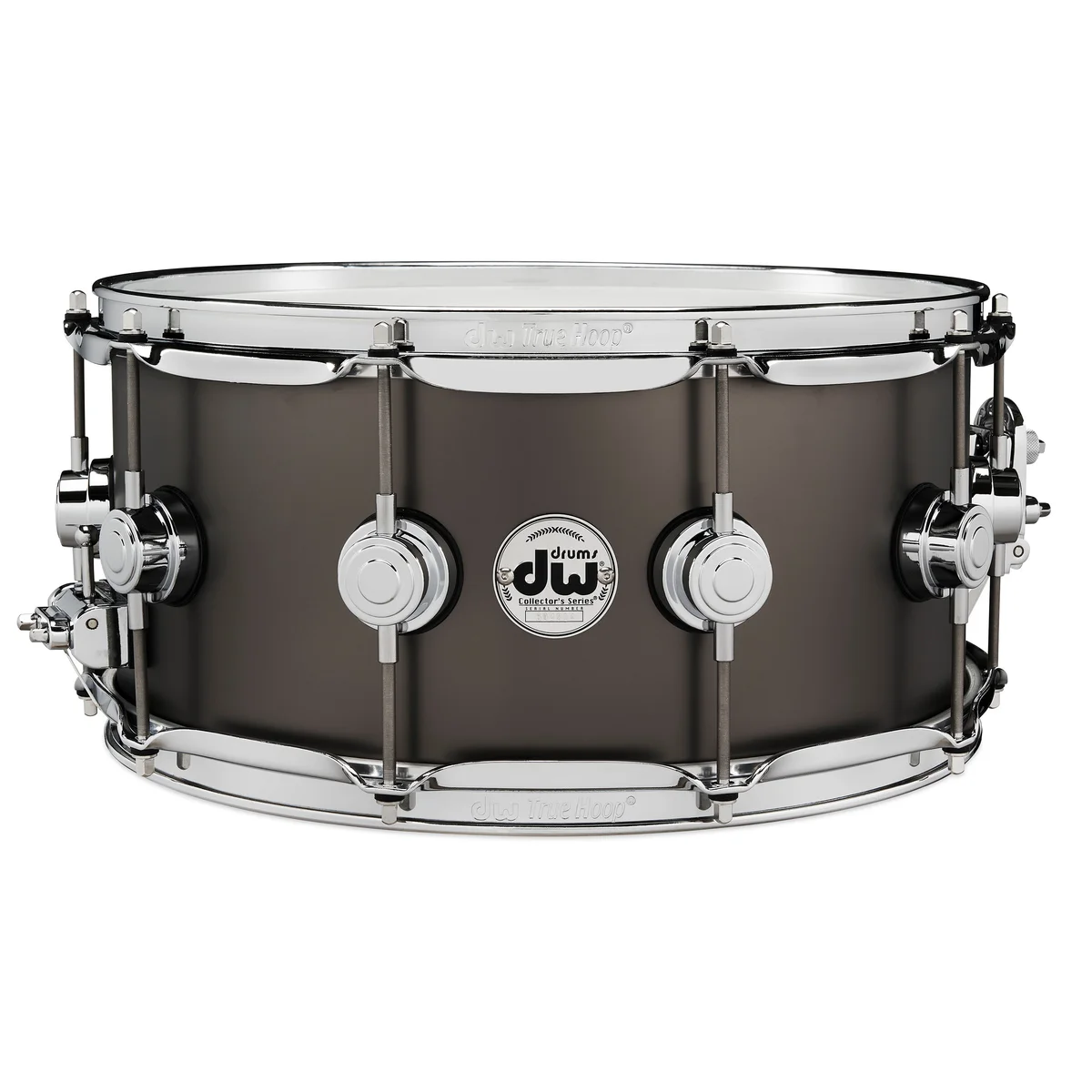 Satin Black over Brass Snare 6.5x14