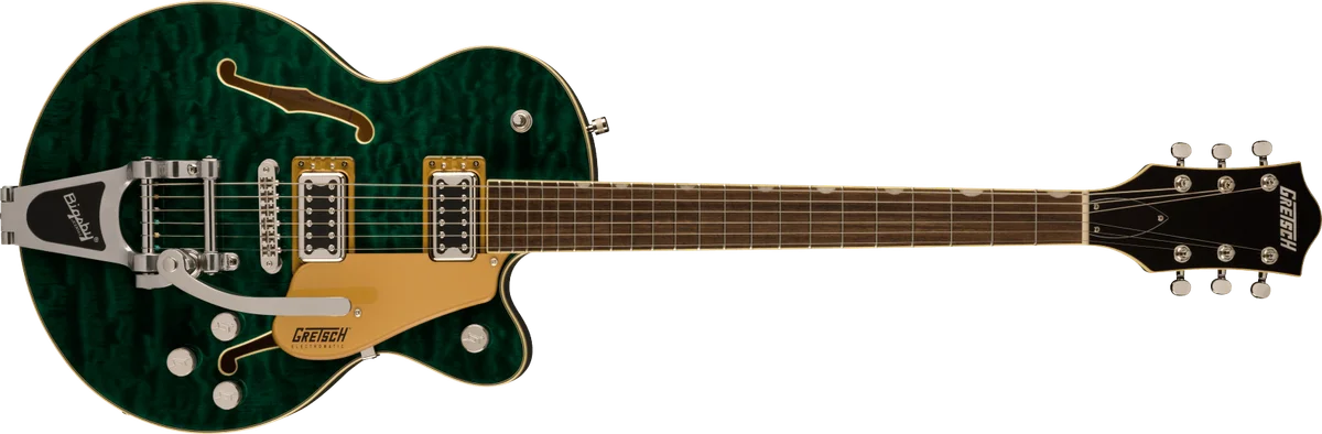G5655T-QM Electromatic Center Block Jr. Single-Cut Quilted Maple with Bigsby