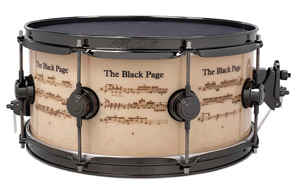 Black Page DW ICON Snare Drum