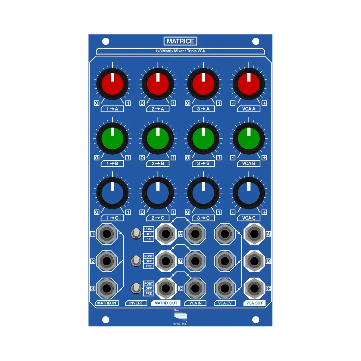 Matrice - 1x3 Matrix Mixer / Triple VCA