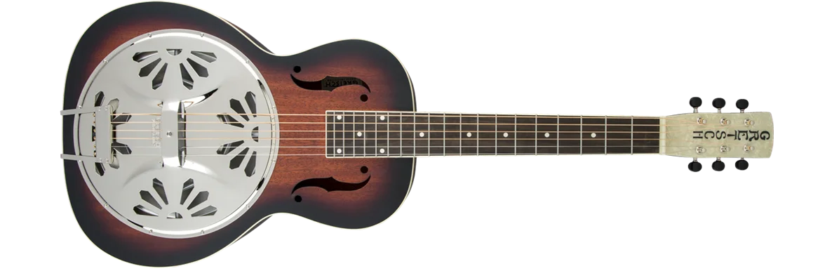 G9230 Bobtail Square-Neck A.E. Mahogany Body Spider Cone Resonator Guitar