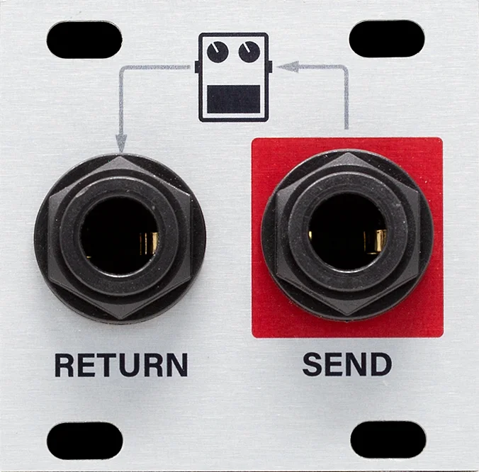 Pedal I/O Jacks 1U