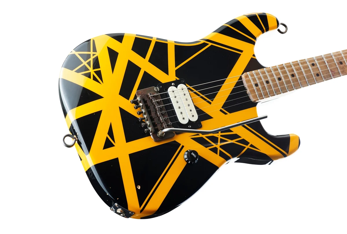 '79 Bumblebee, Birdseye Maple Fingerboard, Black with Yellow Stripes
