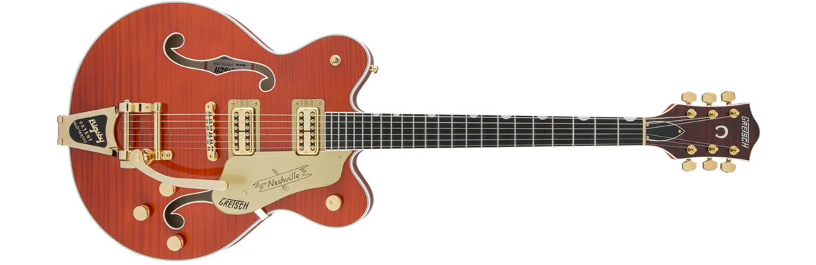 G6620TFM Players Edition Nashville Center Block Double-Cut with String-Thru Bigsby and Flame Maple