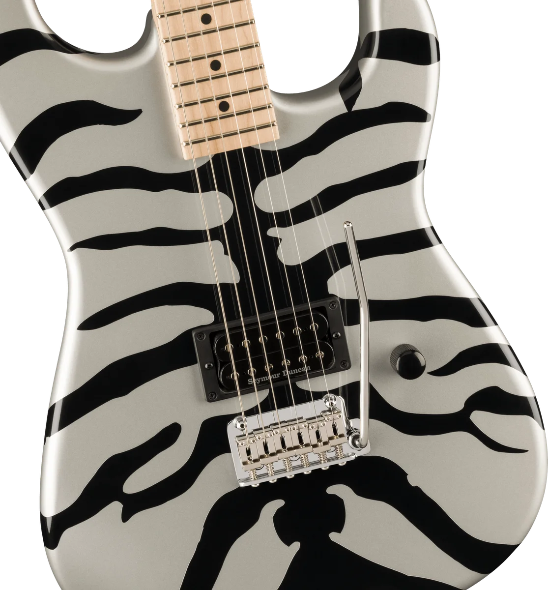 Super-Stock SD1 H 2PT M, Maple Fingerboard, Silver Bengal