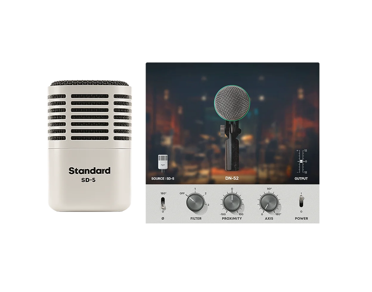 SD-5 Dynamic Microphone with Hemisphere Modeling