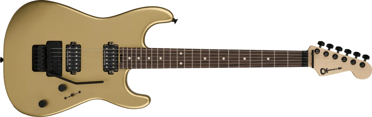 Pro-Mod San Dimas Style 1 HH FR RW, Rosewood Fingerboard, Pharaohs Gold