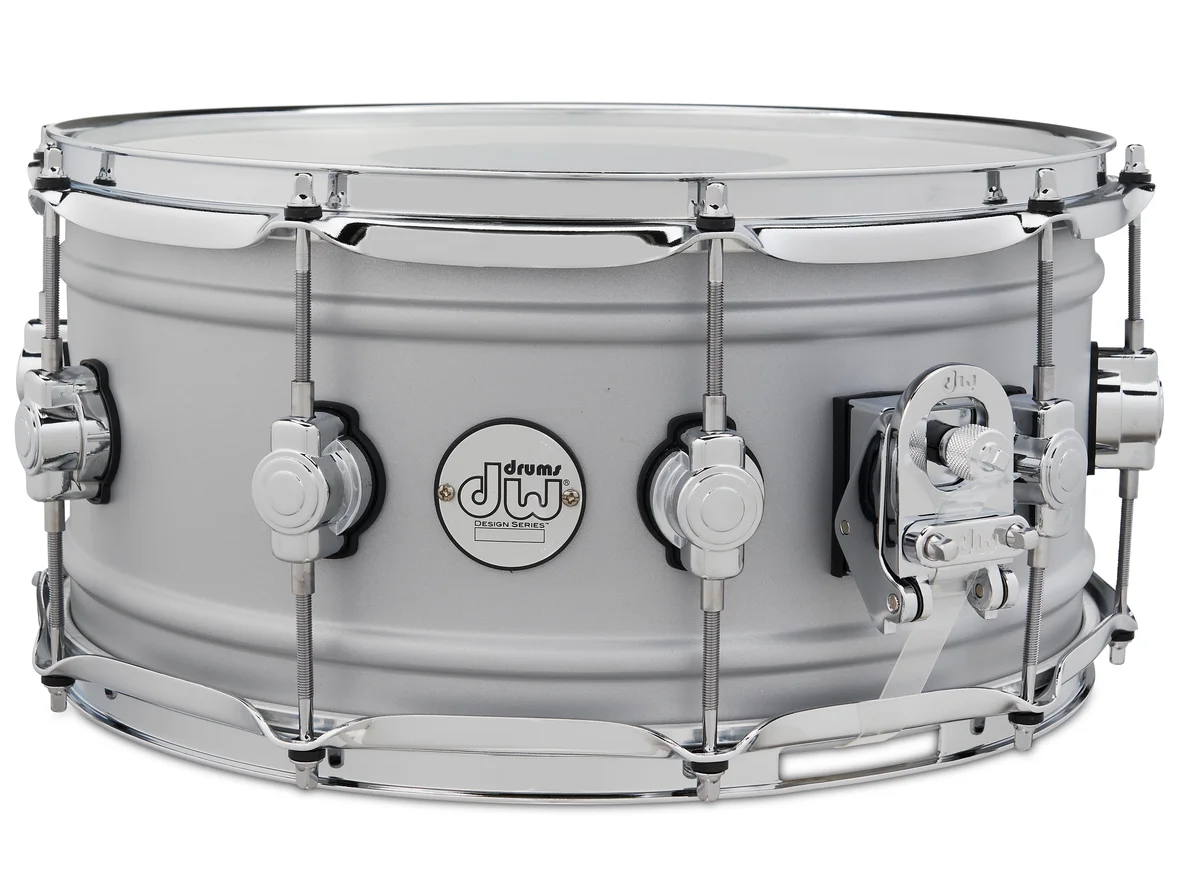 Design Snare, Matte Aluminum, 6.5x14