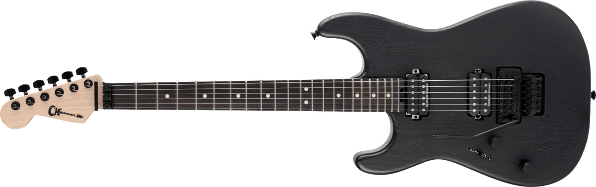 Pro-Mod San Dimas Style 1 HH FR E Sassafras LH, Ebony Fingerboard, Satin Black