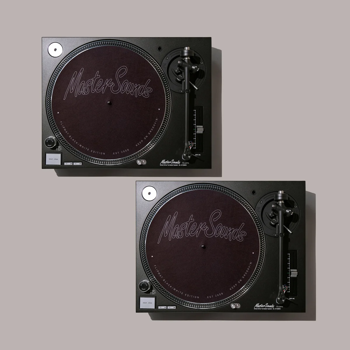 SL-1210MK2 Pair in Textured Black