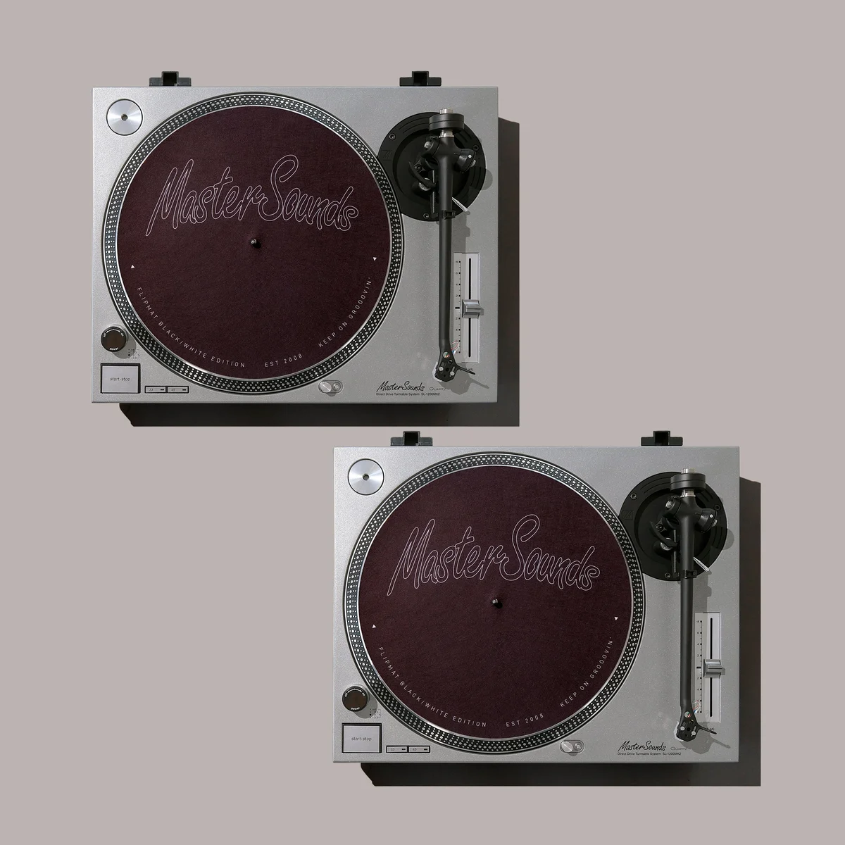 SL-1200MK2 Pair in Classic Silver