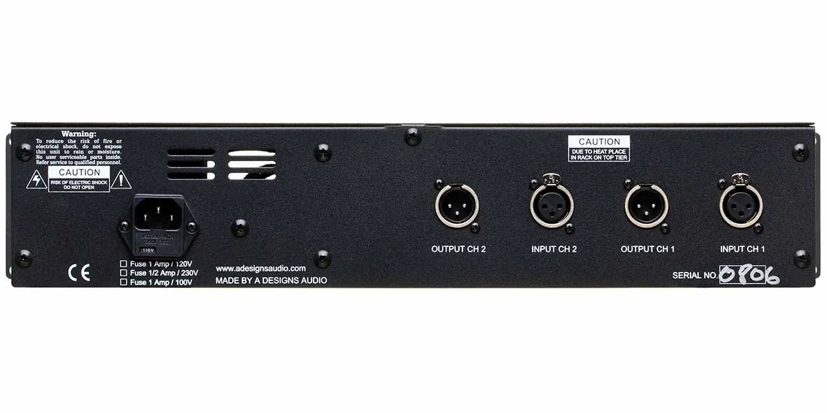 MP-2A Stereo Tube Microphone Preamplifier