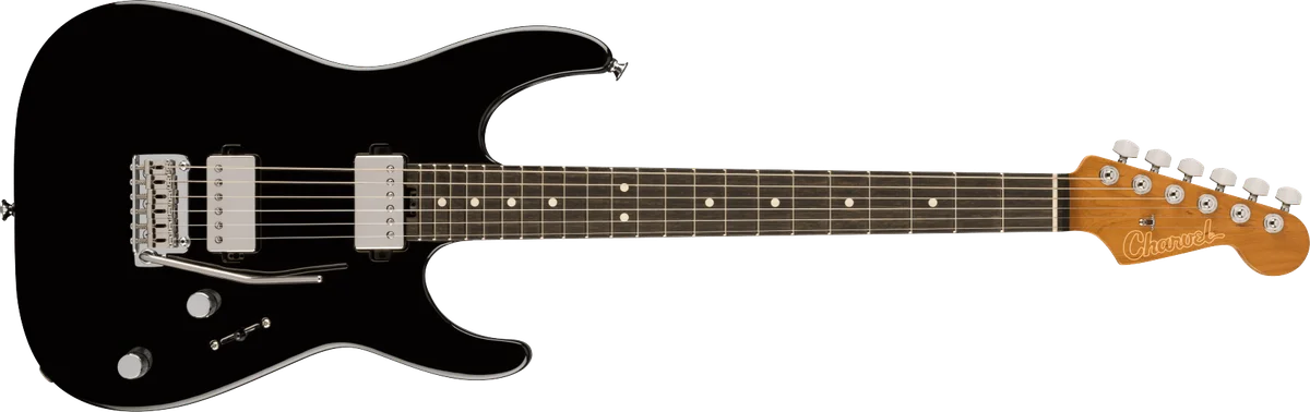 Super-Stock DKA22 2PT EB, Ebony Fingerboard, Gloss Black
