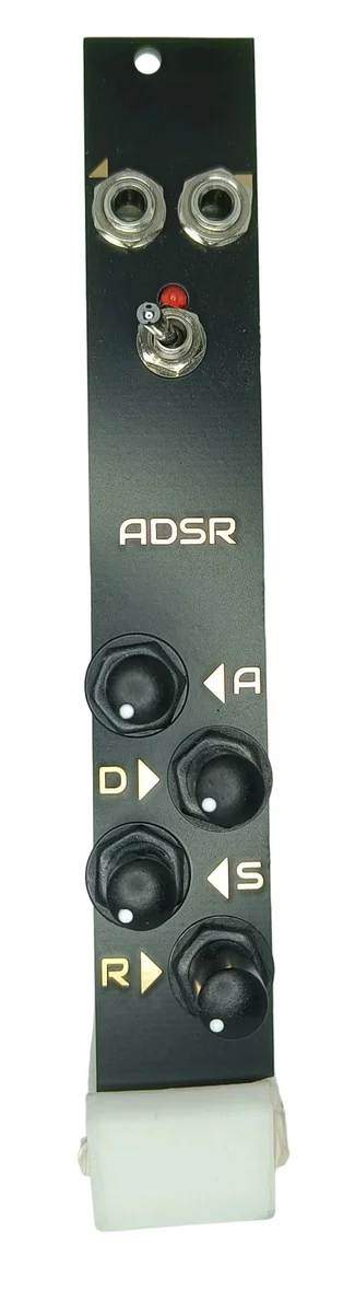 ADSR exponential envelope generator with range switch (4HP - updated design)