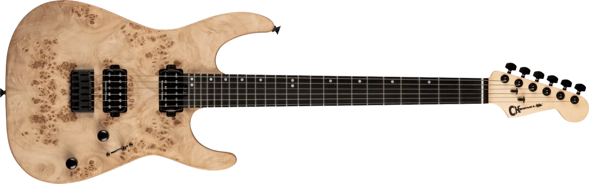 Pro-Mod DK24 HH HT E Mahogany with Poplar Burl