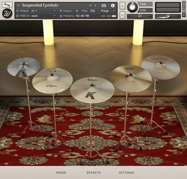 Suspended Cymbals