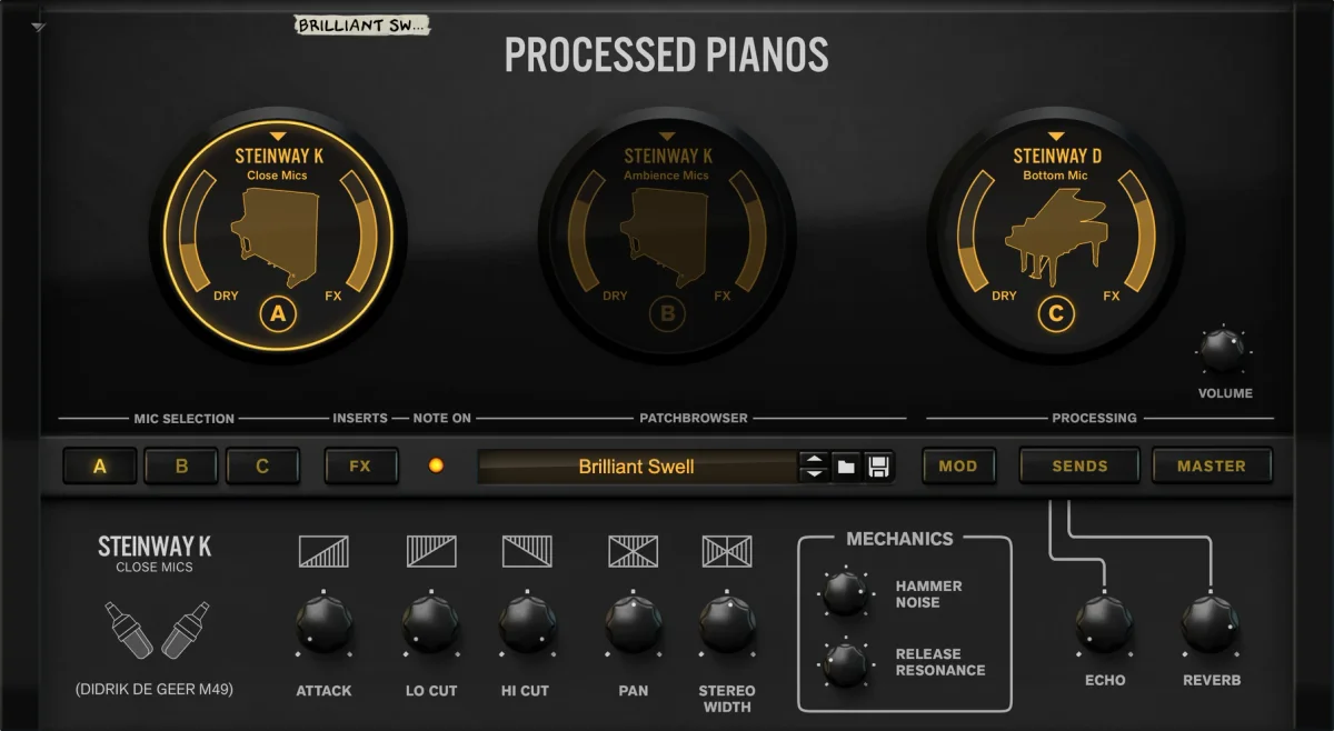Processed Pianos