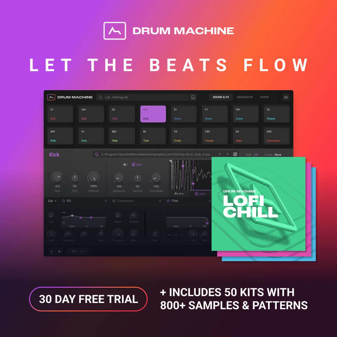 ADSR Drum Machine