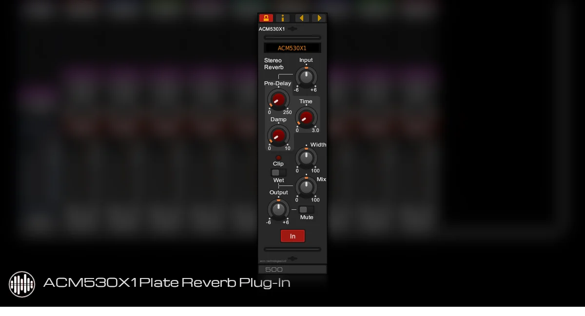 ACM530X1 Stereo Reverb