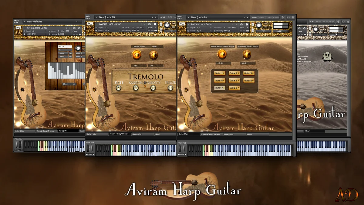 Aviram Harp Guitar