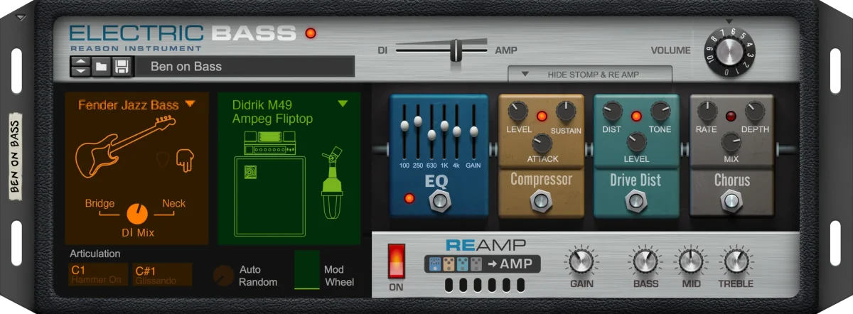 Reason Electric Bass