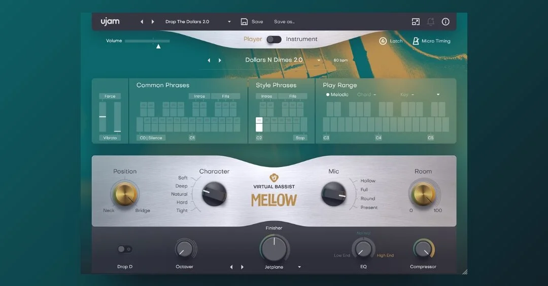 Virtual Bassist MELLOW 2